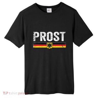 Retro Oktoberfest German Flag Prost Tall Fusion ChromaSoft Performance T-Shirt