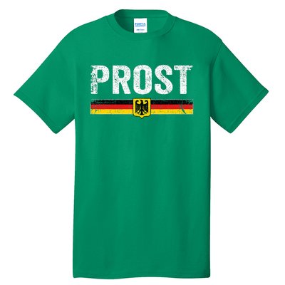 Retro Oktoberfest German Flag Prost Tall T-Shirt