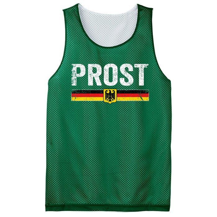 Retro Oktoberfest German Flag Prost Mesh Reversible Basketball Jersey Tank