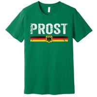 Retro Oktoberfest German Flag Prost Premium T-Shirt