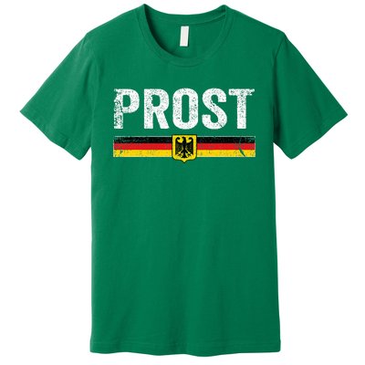 Retro Oktoberfest German Flag Prost Premium T-Shirt