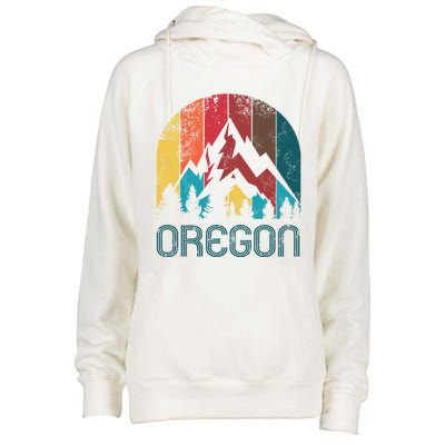 Retro Oregon Great Gift And Womens Funnel Neck Pullover Hood