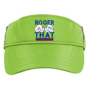 Roger That 5 Time World Champions Rings Adult Drive Performance Visor