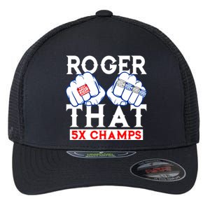 Roger That 5 Time World Champions Rings Flexfit Unipanel Trucker Cap