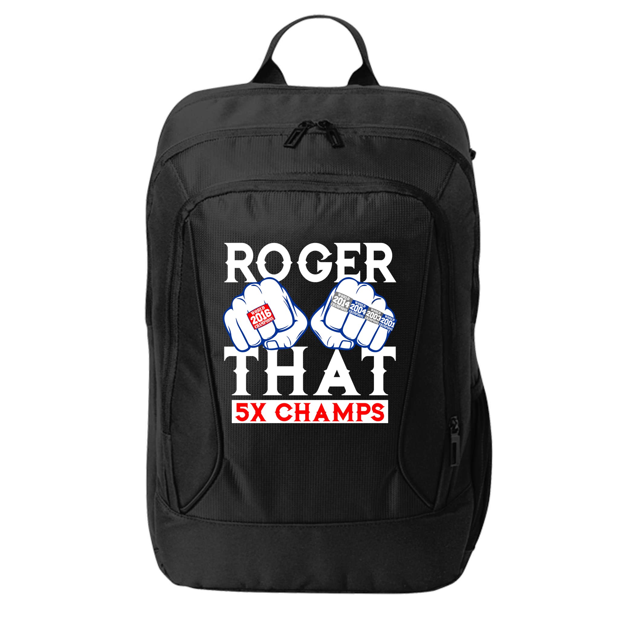 Roger That 5 Time World Champions Rings City Backpack