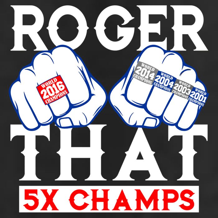 Roger That 5 Time World Champions Rings Hat