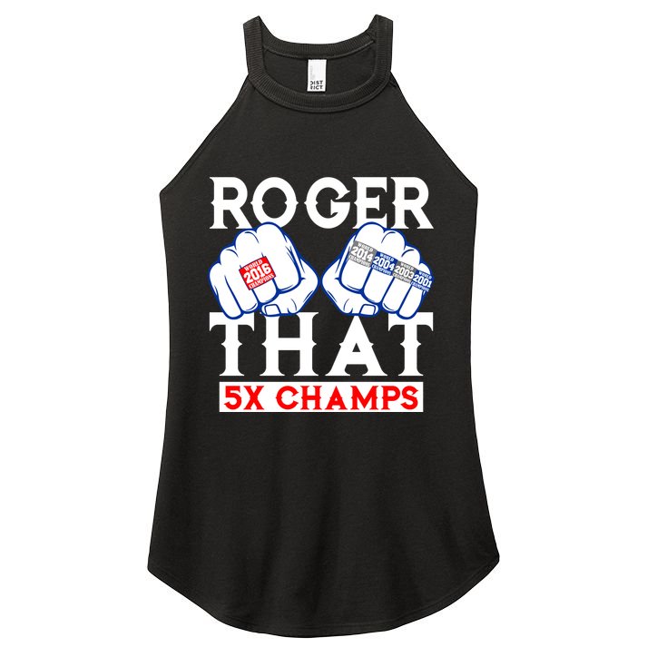 Roger That 5 Time World Champions Rings Women's Perfect Tri Rocker Tank