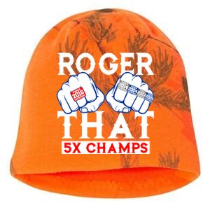 Roger That 5 Time World Champions Rings Kati - Camo Knit Beanie