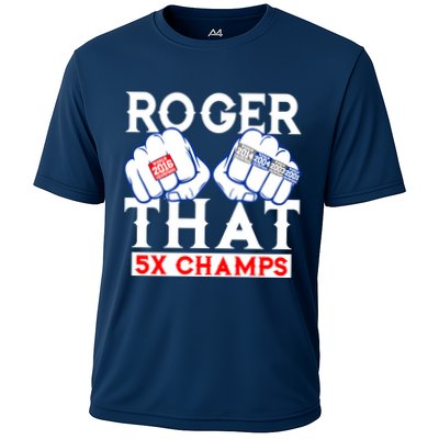 Roger That 5 Time World Champions Rings Performance Shirt