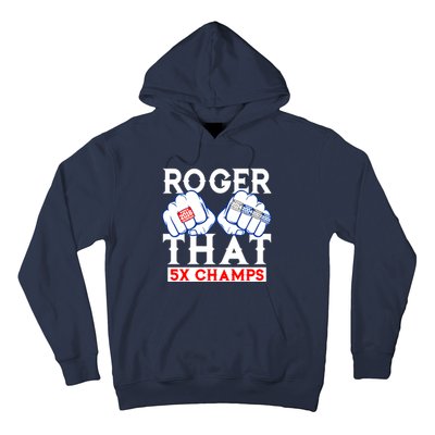 Roger That 5 Time World Champions Rings Hoodie