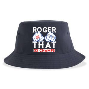 Roger That 5 Time World Champions Rings Sustainable Bucket Hat