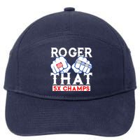 Roger That 5 Time World Champions Rings 7-Panel Snapback Hat