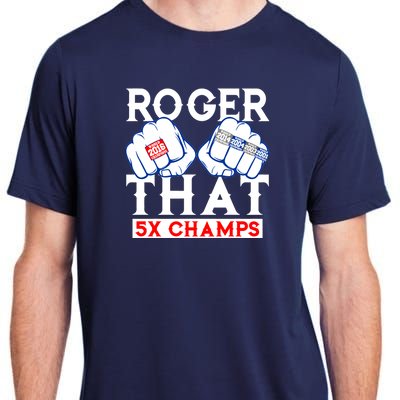 Roger That 5 Time World Champions Rings Adult ChromaSoft Performance T-Shirt