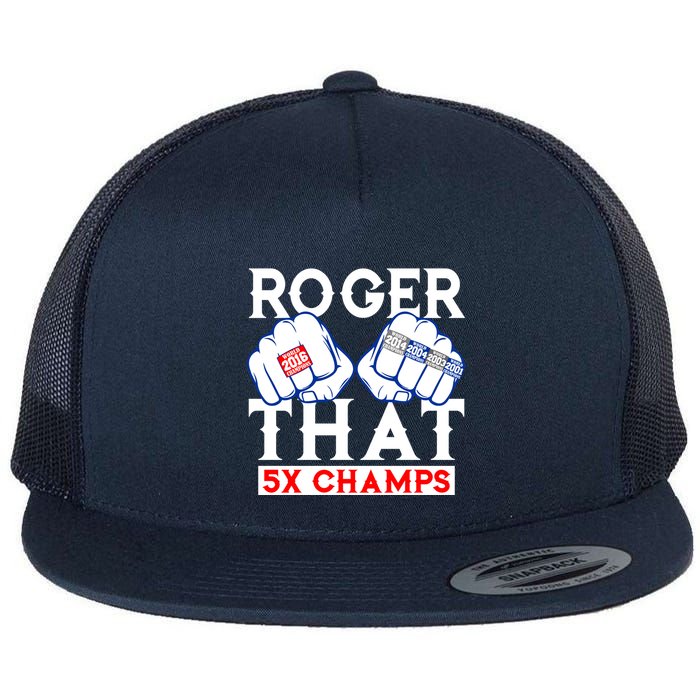 Roger That 5 Time World Champions Rings Flatbill Hat