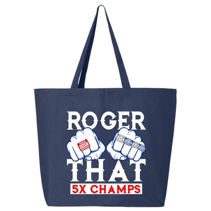 Roger That 5 Time World Champions Rings 25L Jumbo Tote