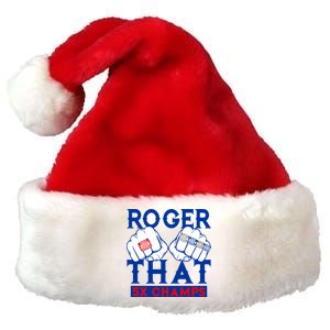 Roger That 5 Time World Champions Rings Premium Christmas Santa Hat