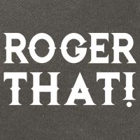 Roger That! Comedic Funny Cotton Canvas Backpack
