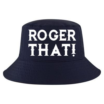 Roger That! Comedic Funny Cool Comfort Performance Bucket Hat