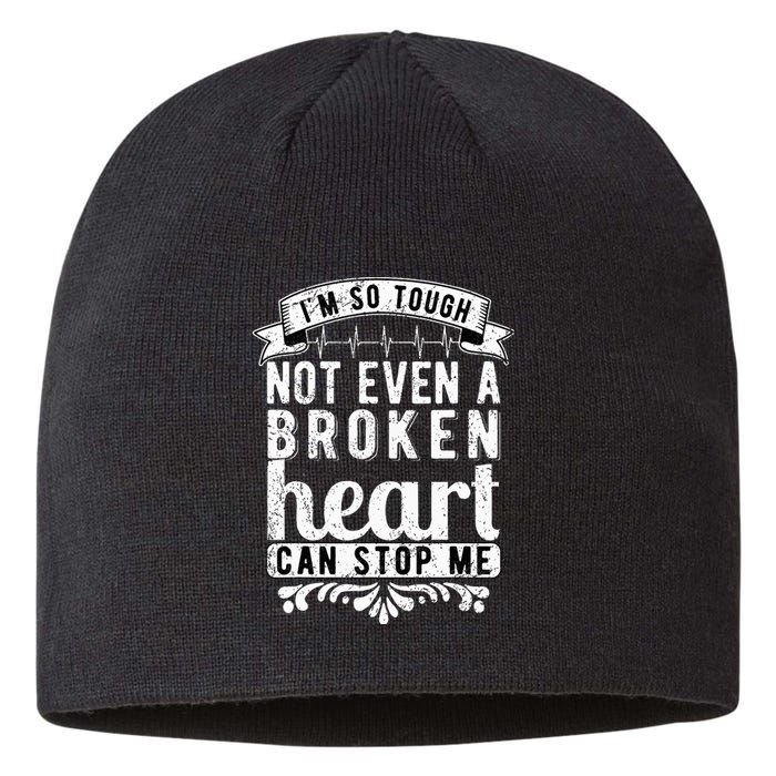 retro Open Heart Surgery Survivor Sustainable Beanie