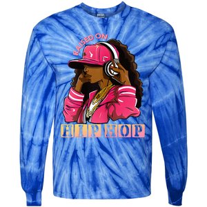 RAISED ON HIP HOP Fashion 50th Rap Anniversary Tie-Dye Long Sleeve Shirt