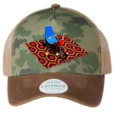 Redrum Overlook Hotel Tricycle Legacy Tie Dye Trucker Hat