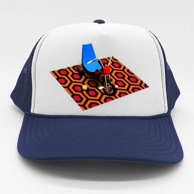 Redrum Overlook Hotel Tricycle Trucker Hat