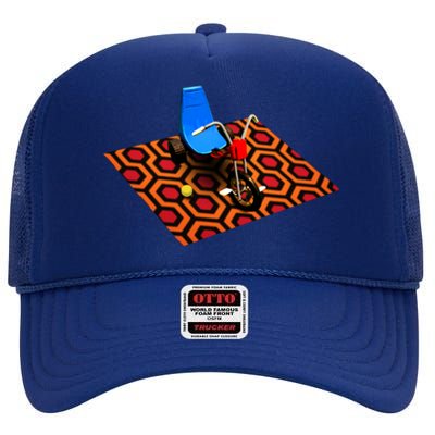 Redrum Overlook Hotel Tricycle High Crown Mesh Back Trucker Hat