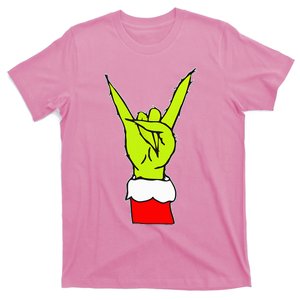 Rock On Hand Christmas Rock & Roll Elf Xmas T-Shirt