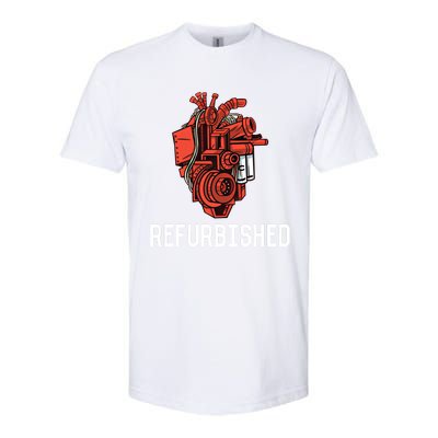 Refurbished Open Heart Surgery Recovery Open Heart Surgery Gift Softstyle CVC T-Shirt