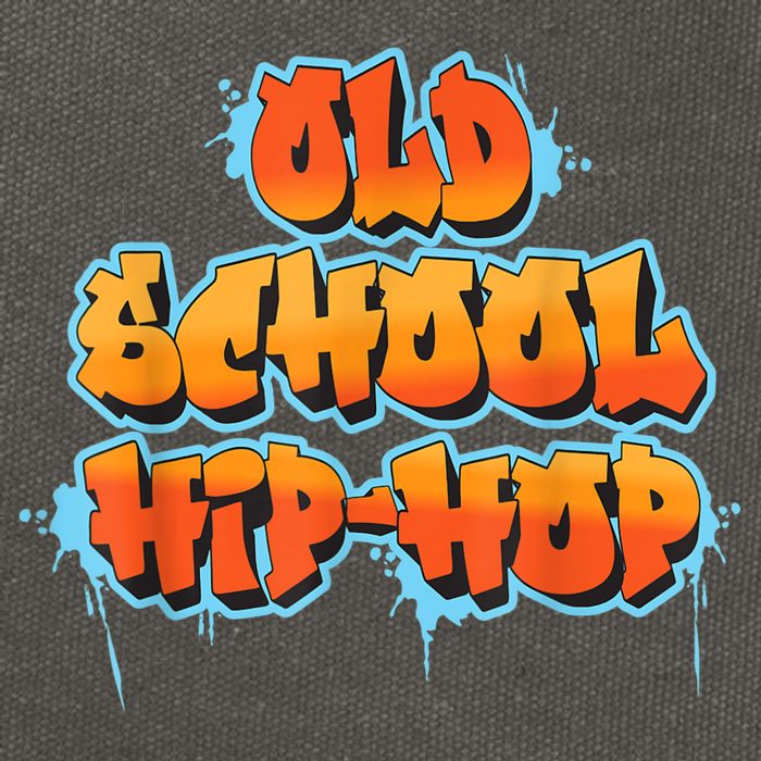 Retro Old Hip Hop Cotton Canvas Backpack