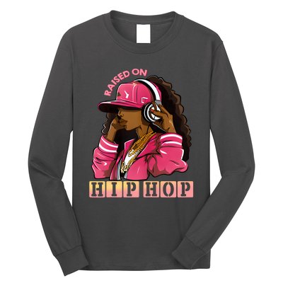 RAISED ON HIP HOP Fashion 50th Rap Anniversary Long Sleeve Shirt