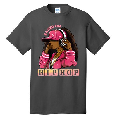 RAISED ON HIP HOP Fashion 50th Rap Anniversary Tall T-Shirt