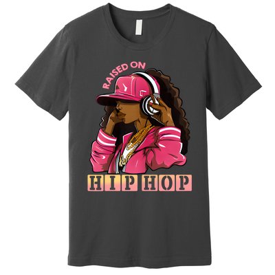 RAISED ON HIP HOP Fashion 50th Rap Anniversary Premium T-Shirt