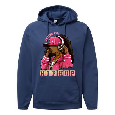 RAISED ON HIP HOP Fashion 50th Rap Anniversary Performance Fleece Hoodie