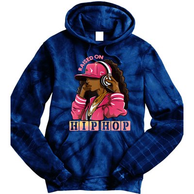 RAISED ON HIP HOP Fashion 50th Rap Anniversary Tie Dye Hoodie