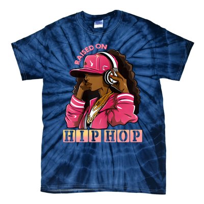 RAISED ON HIP HOP Fashion 50th Rap Anniversary Tie-Dye T-Shirt