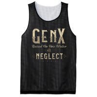 Raised On Hose Water And Neglect Vintage Gen X Mesh Reversible Basketball Jersey Tank