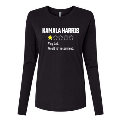 Review Of Kamala Very Bad 1 Star Womens Cotton Relaxed Long Sleeve T-Shirt