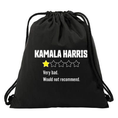 Review Of Kamala Very Bad 1 Star Drawstring Bag