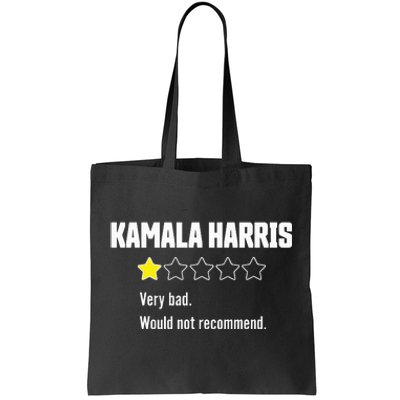 Review Of Kamala Very Bad 1 Star Tote Bag