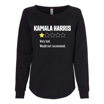 Review Of Kamala Very Bad 1 Star Womens California Wash Sweatshirt