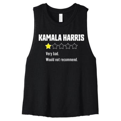 Review Of Kamala Very Bad 1 Star Women's Racerback Cropped Tank