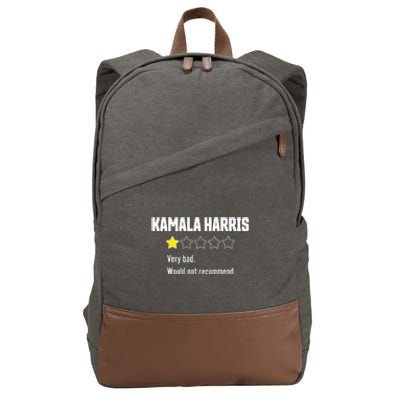 Review Of Kamala Very Bad 1 Star Cotton Canvas Backpack