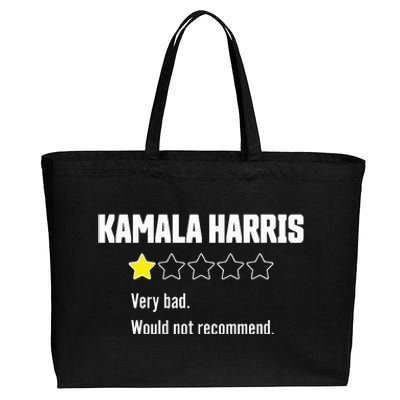 Review Of Kamala Very Bad 1 Star Cotton Canvas Jumbo Tote