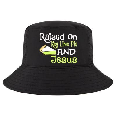 Raised On Key Lime Pie And Jesus Christian Cool Comfort Performance Bucket Hat