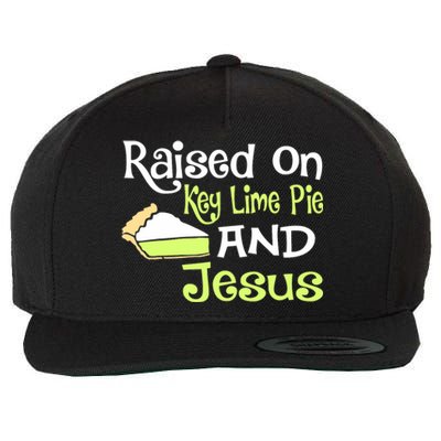 Raised On Key Lime Pie And Jesus Christian Wool Snapback Cap