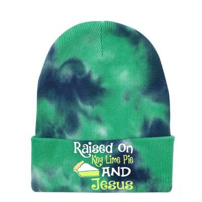 Raised On Key Lime Pie And Jesus Christian Tie Dye 12in Knit Beanie