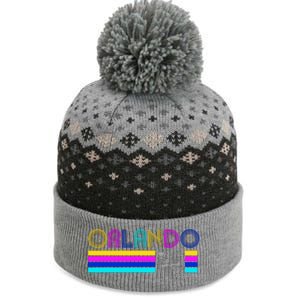 Retro Orlando Logo The Baniff Cuffed Pom Beanie