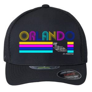 Retro Orlando Logo Flexfit Unipanel Trucker Cap