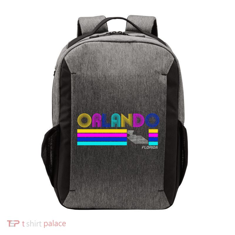 Retro Orlando Logo Vector Backpack
